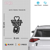 zaqiz Travel Love Sticker – Journey with Heart